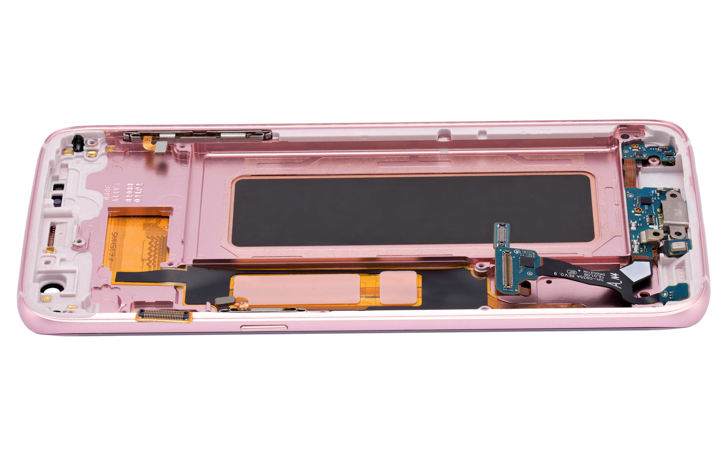 OLED Assembly With Frame For Samsung Galaxy S7 Edge G935A (North American Version) (Refurbished) (Rose Gold)