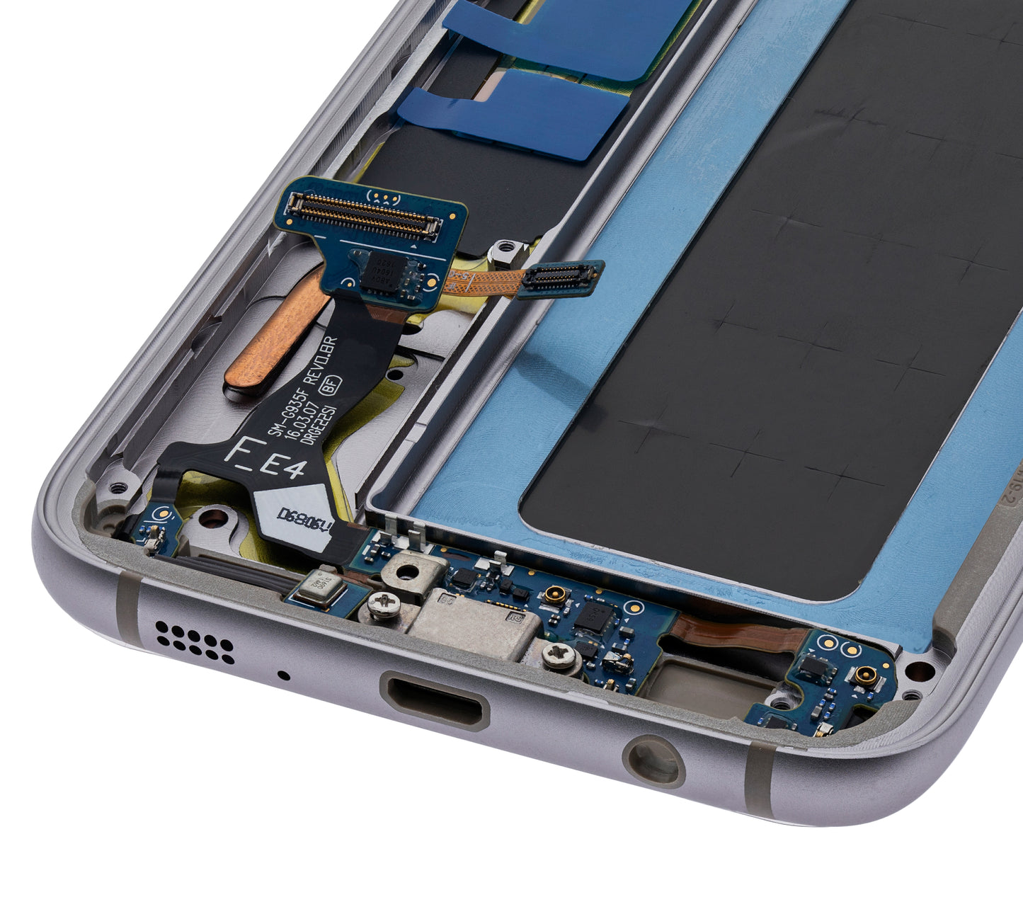OLED Assembly With Frame For Samsung Galaxy S7 Edge (International / G935F) (Refurbished) (Gold Platinum)