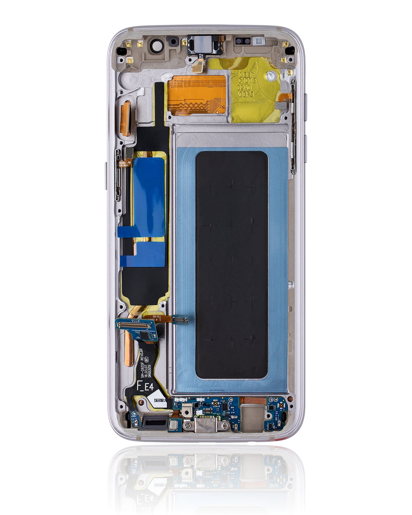 OLED Assembly With Frame For Samsung Galaxy S7 Edge (International / G935F) (Refurbished) (Gold Platinum)