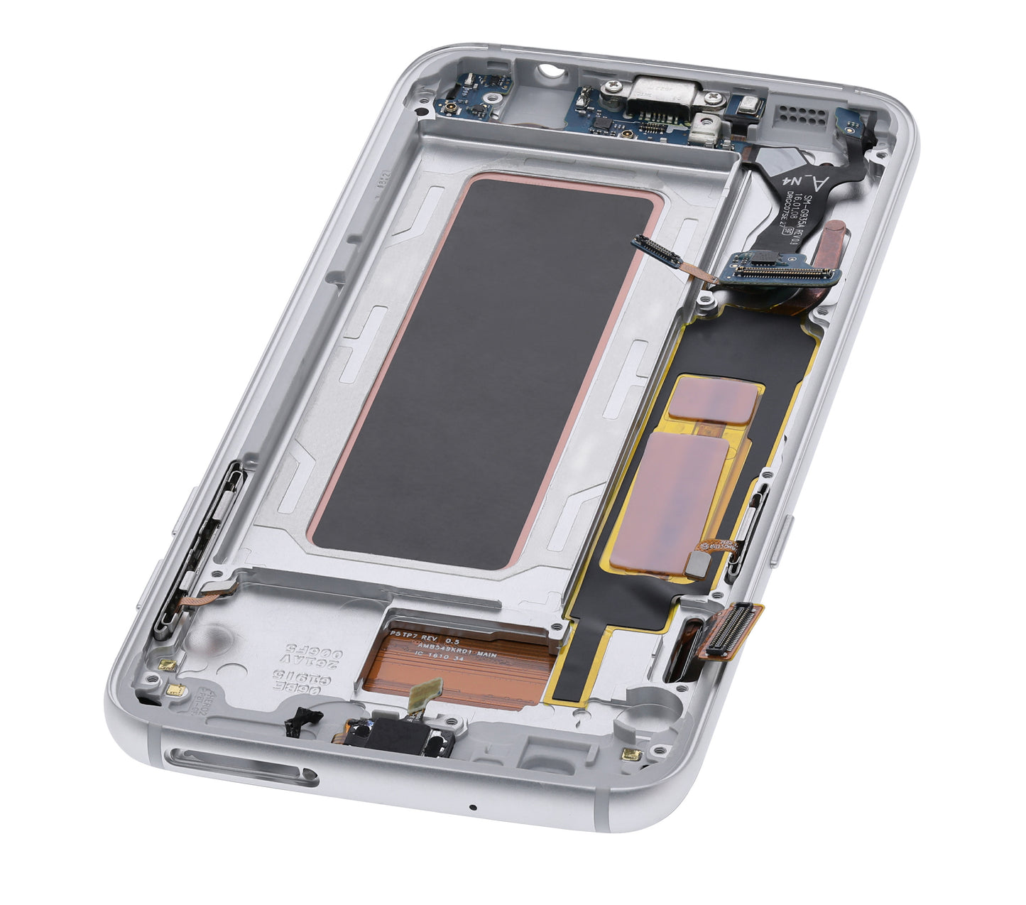 OLED Assembly With Frame For Samsung Galaxy S7 Edge G935A (North American Version) (Service Pack) (Silver)