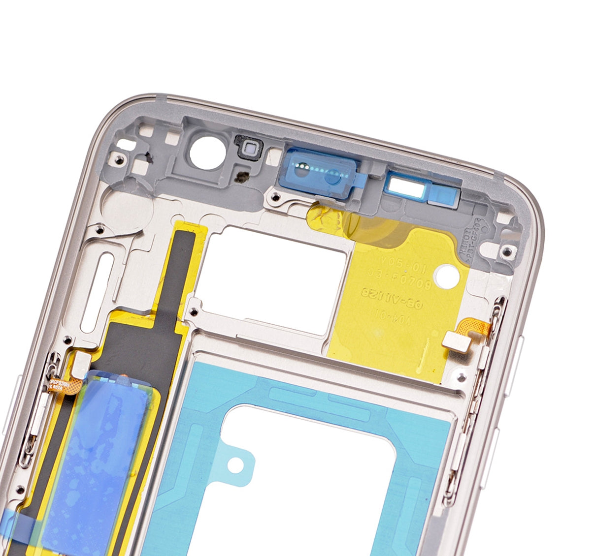 Mid-Frame Housing For Samsung Galaxy S7 Edge (With Small Parts) (Gold)