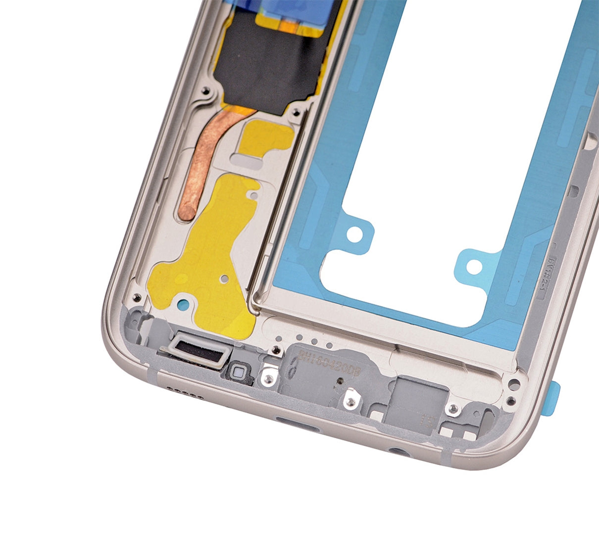Mid-Frame Housing For Samsung Galaxy S7 Edge (With Small Parts) (Gold)