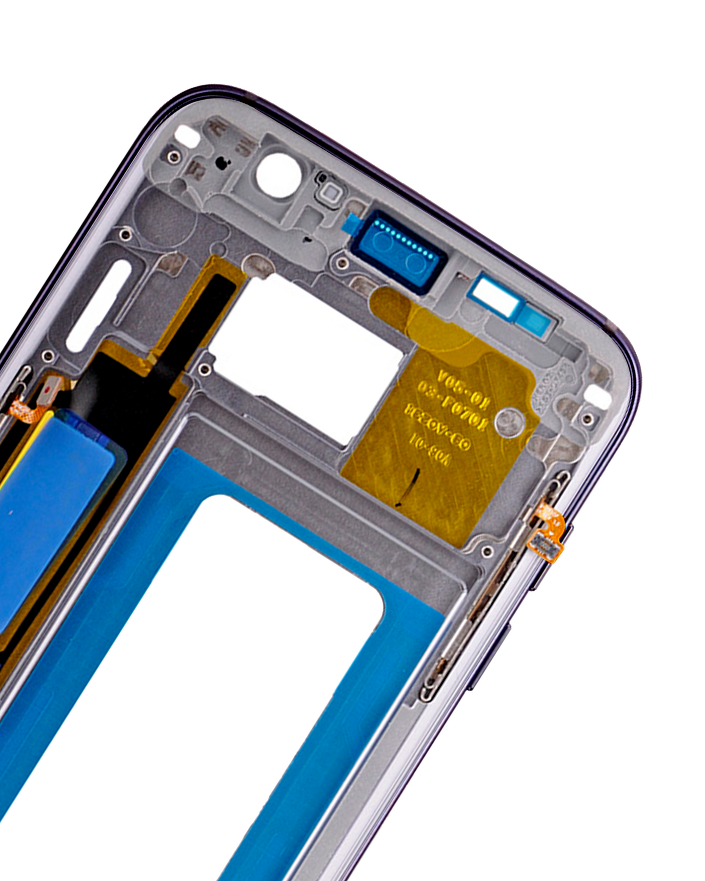 Mid-Frame Housing For Samsung Galaxy S7 Edge (With Small Parts) (Black)