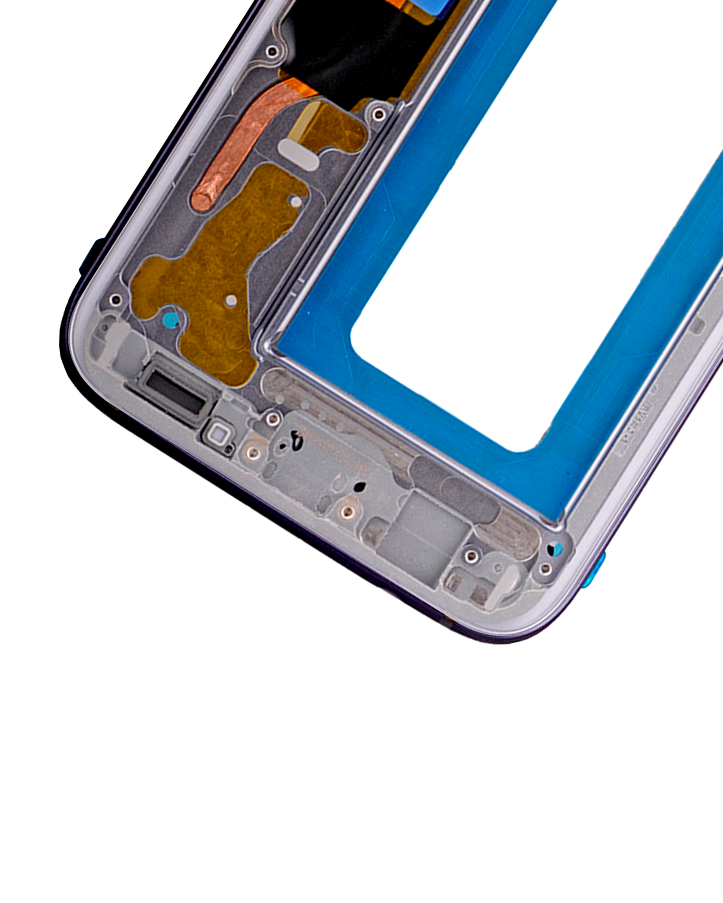 Mid-Frame Housing For Samsung Galaxy S7 Edge (With Small Parts) (Black)