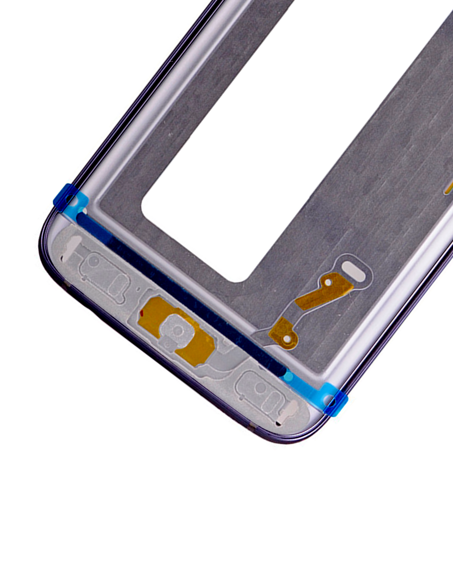 Mid-Frame Housing For Samsung Galaxy S7 Edge (With Small Parts) (Black)