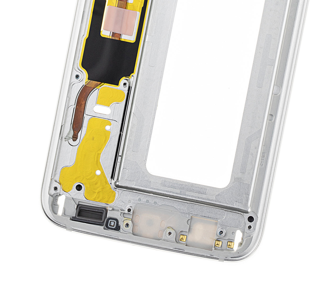 Mid-Frame Housing For Samsung Galaxy S7 Edge (With Small Parts) (White)