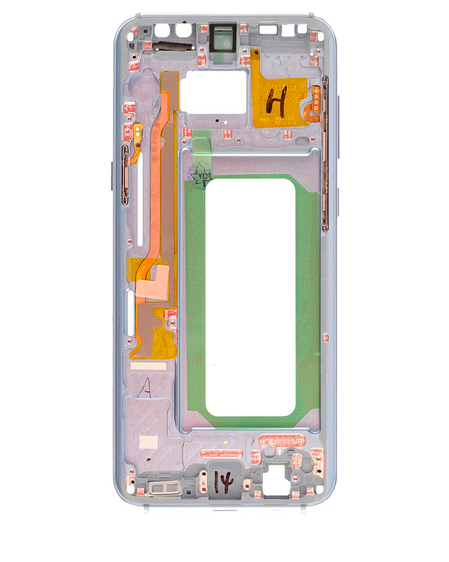 Mid-Frame Housing For Samsung Galaxy S8 Plus (With Small Parts) (Coral Blue)