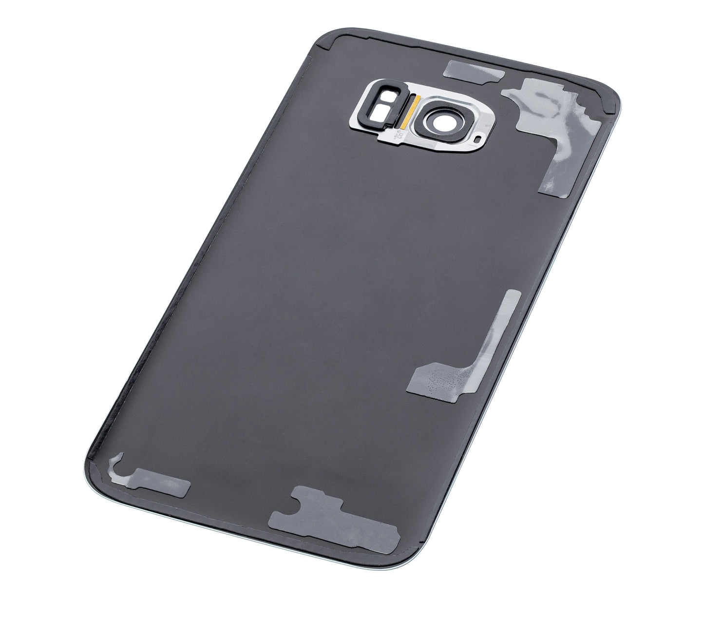 Back Cover Glass With Camera Lens For Samsung Galaxy S7 Edge (No Logo) (Aftermarket Plus) (Silver)