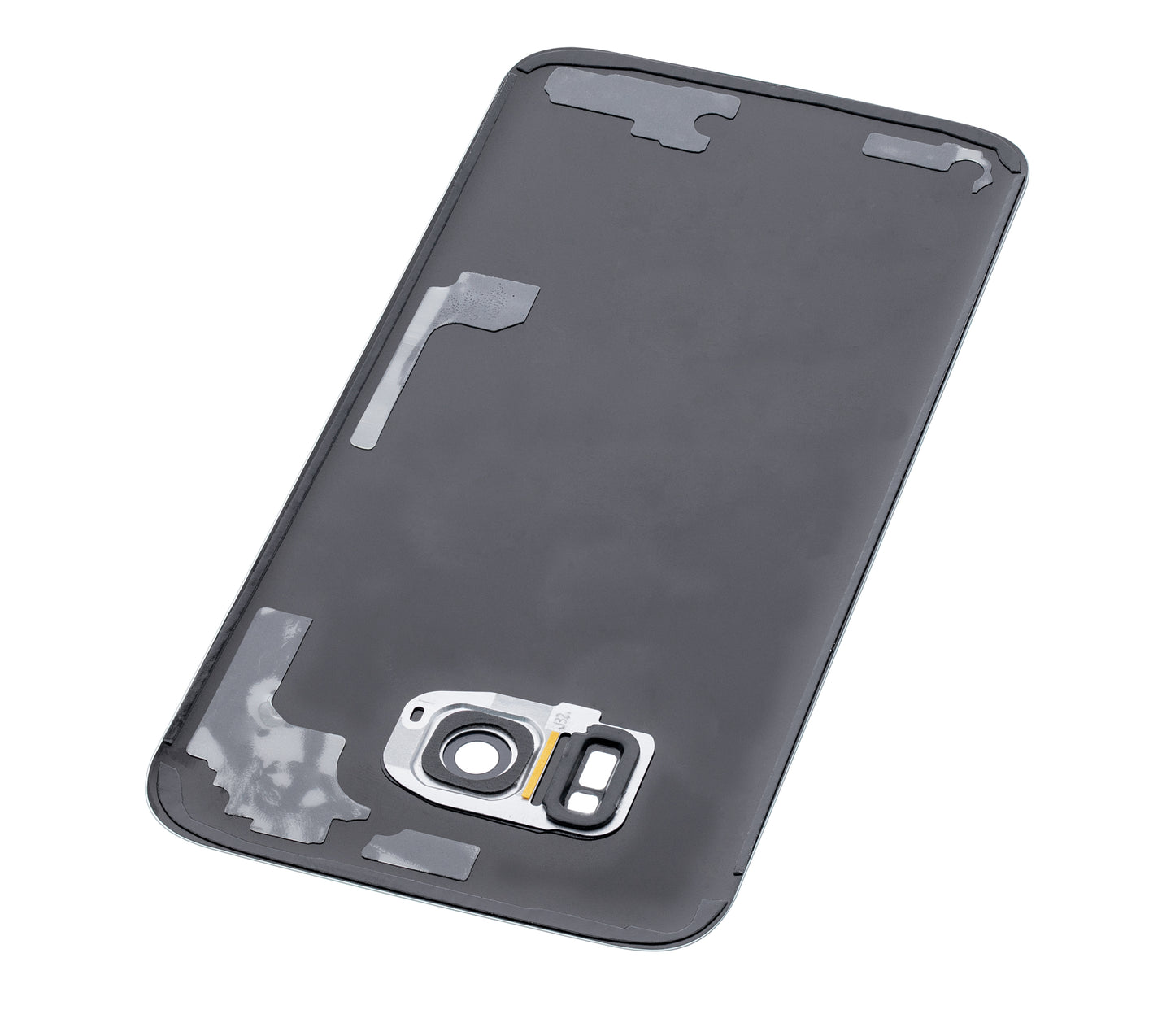 Back Cover Glass With Camera Lens For Samsung Galaxy S7 Edge (No Logo) (Aftermarket Plus) (Silver)