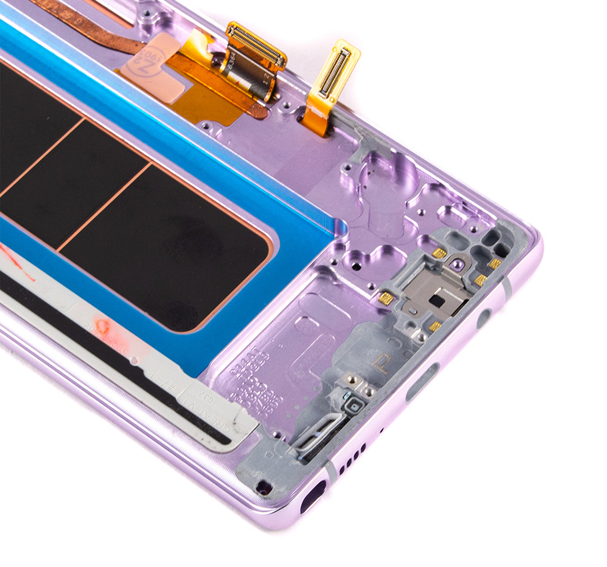 OLED Assembly With Frame For Samsung Galaxy Note 8 (Service Pack) (Orchid Gray)