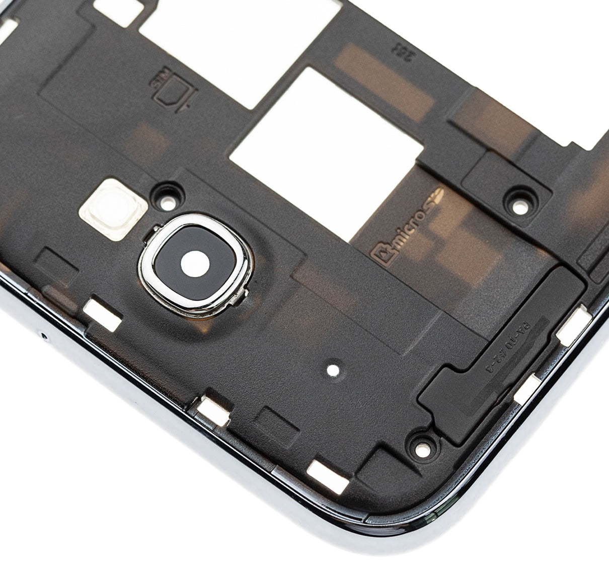 Mid-Frame Housing For Samsung Galaxy Note 2 (With Small Parts) (Titanium Gray)