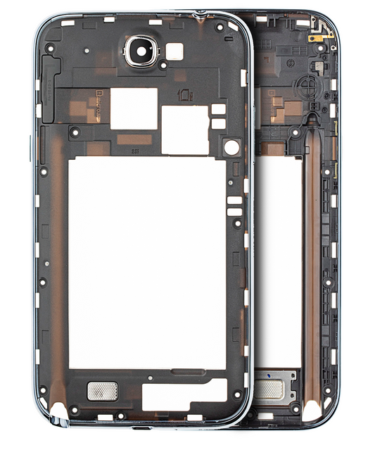 Mid-Frame Housing For Samsung Galaxy Note 2 (With Small Parts) (Titanium Gray)