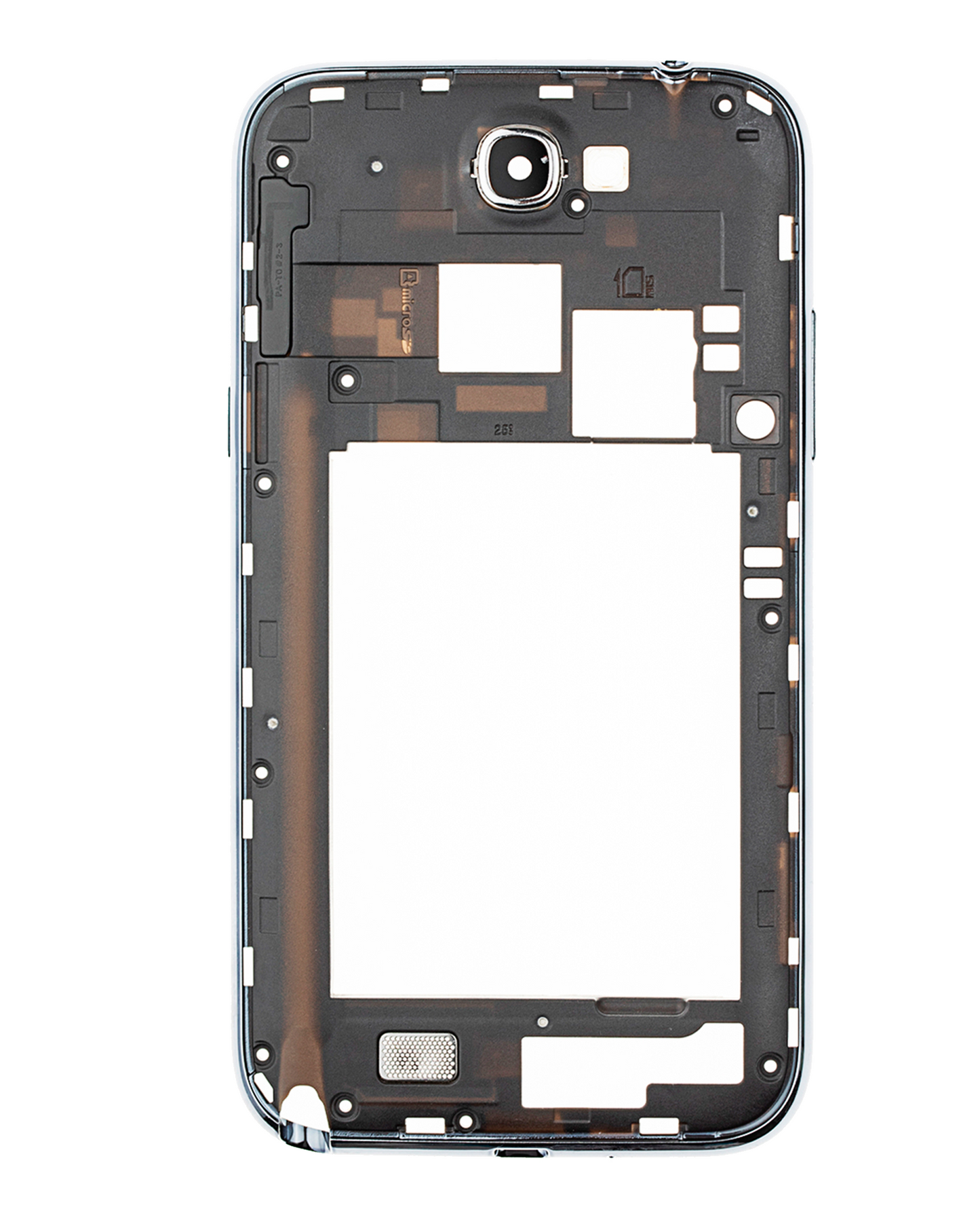 Mid-Frame Housing For Samsung Galaxy Note 2 (With Small Parts) (Titanium Gray)