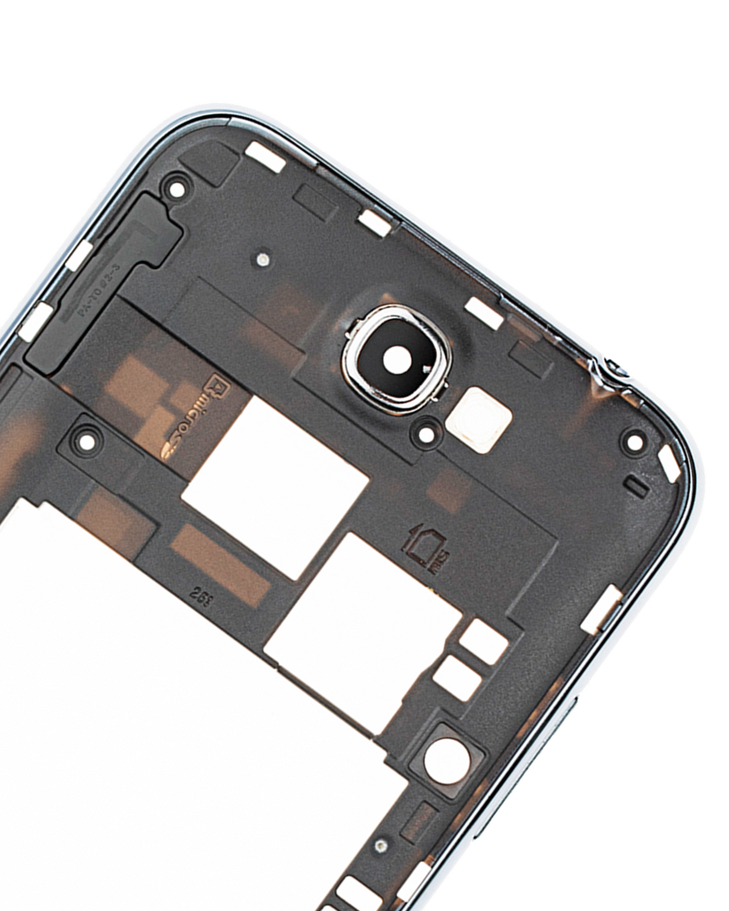 Mid-Frame Housing For Samsung Galaxy Note 2 (With Small Parts) (Titanium Gray)