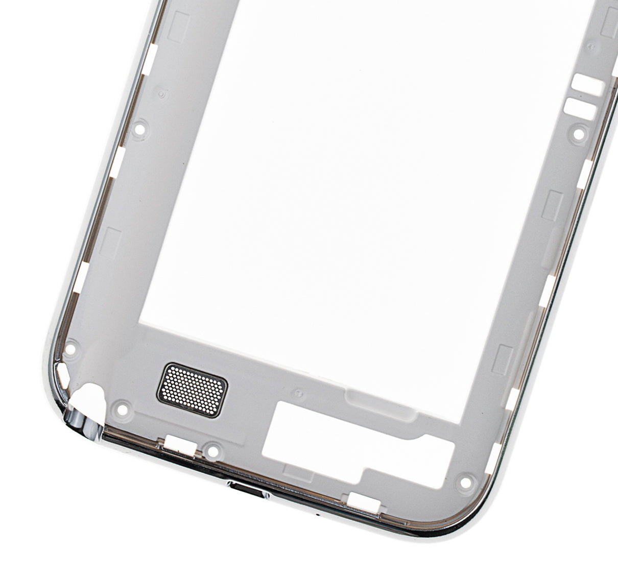Mid-Frame Housing For Samsung Galaxy Note 2 (With Small Parts) (White)