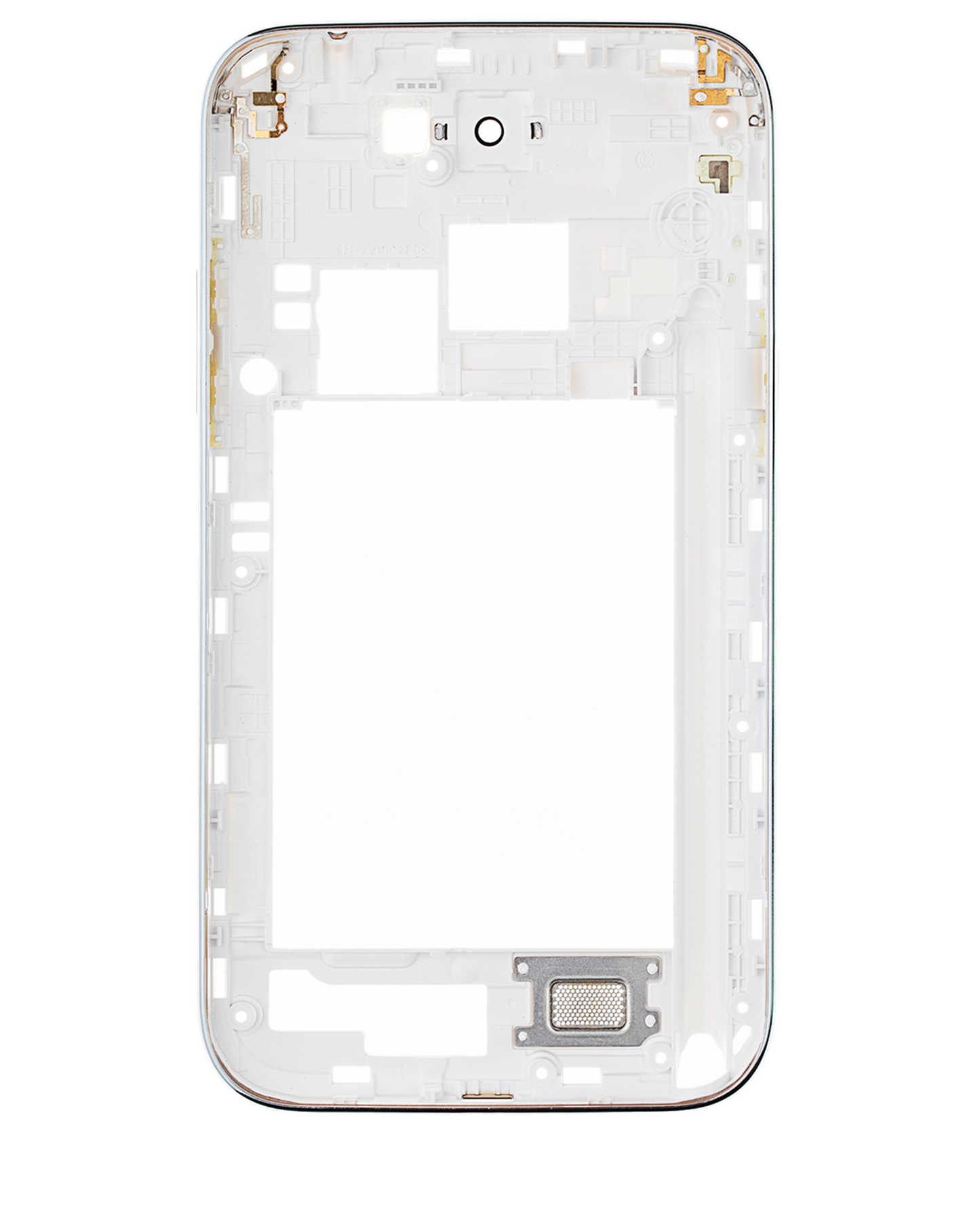 Mid-Frame Housing For Samsung Galaxy Note 2 (With Small Parts) (White)