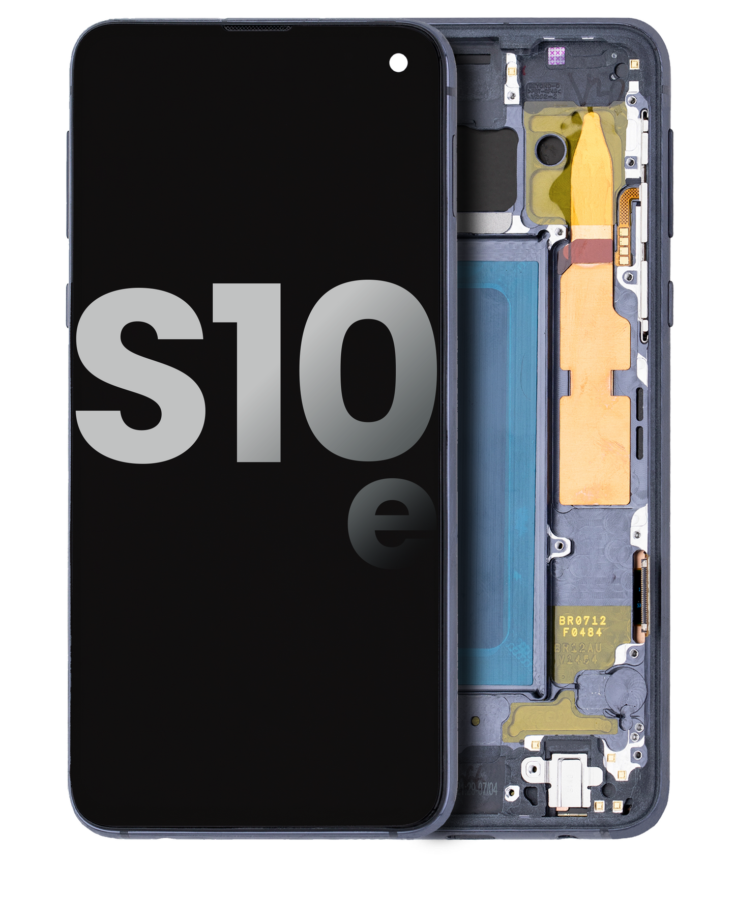 OLED Assembly With Frame For Samsung Galaxy S10e (Used OEM Pull: Grade B/C) (Prism Black)
