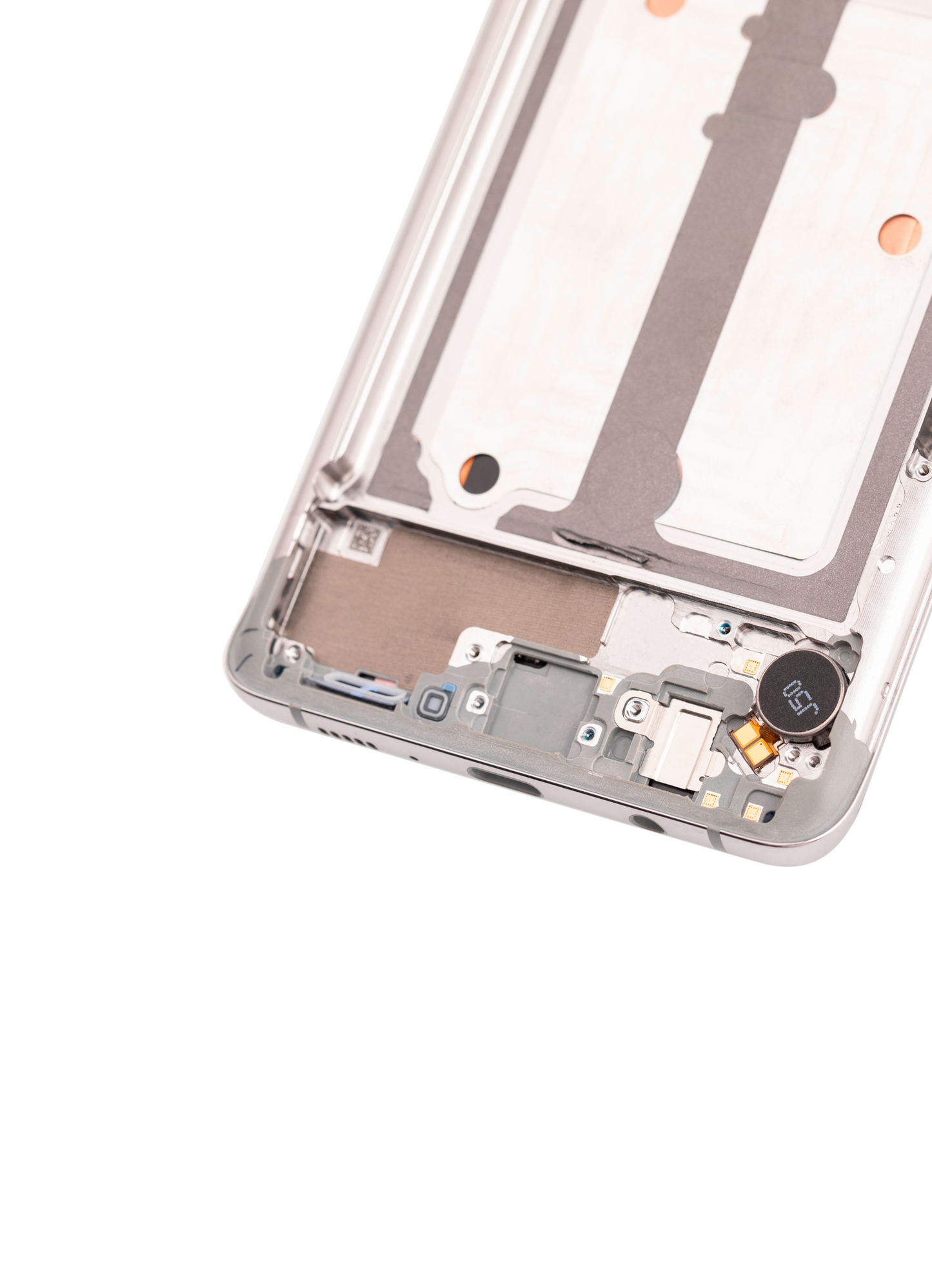 OLED Assembly With Frame For Samsung Galaxy S10 5G (Used OEM Pull: Grade A) (Crown Silver)