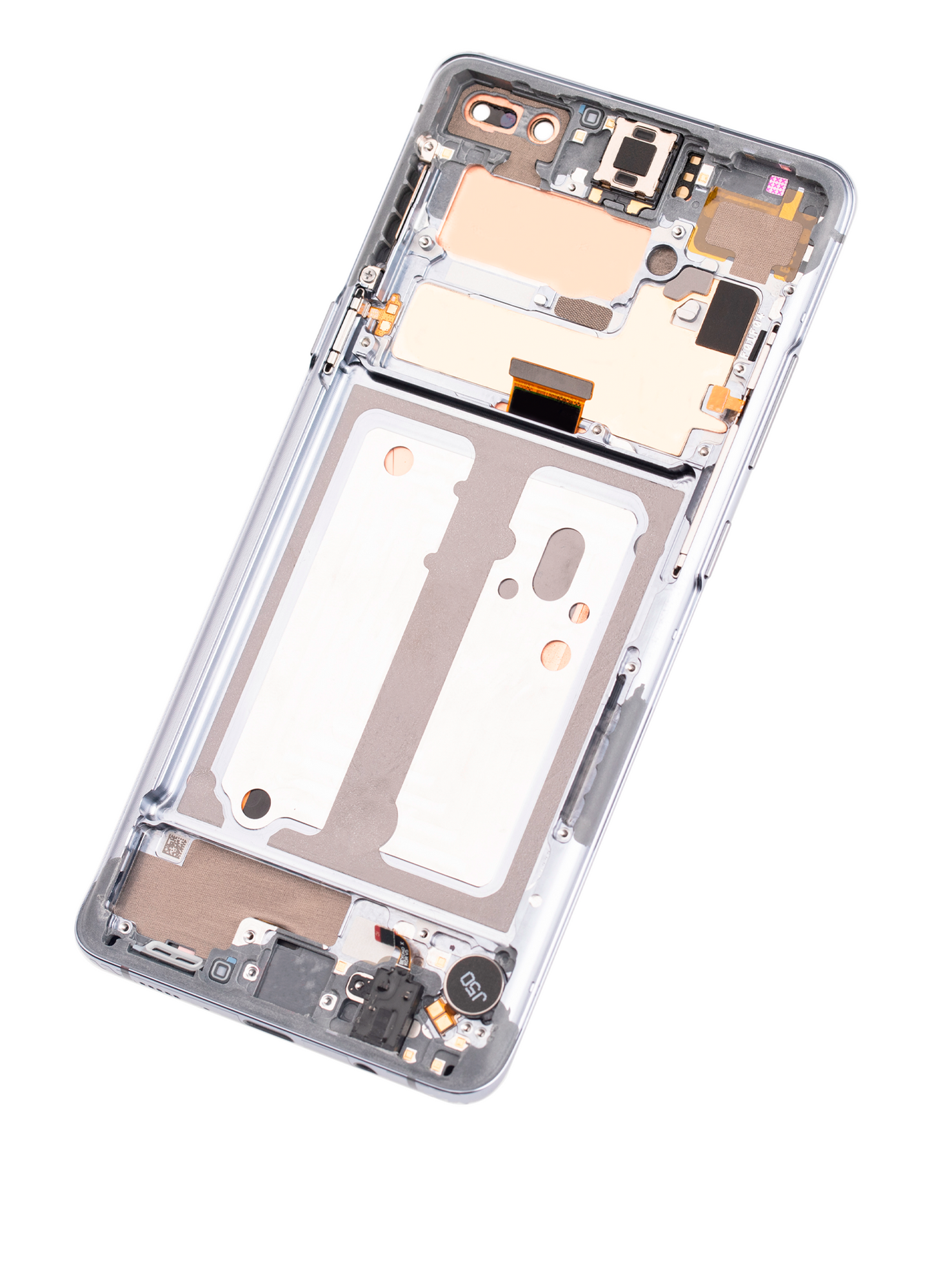 OLED Assembly With Frame For Samsung Galaxy S10 5G (Used OEM Pull: Grade A) (Majestic Black)