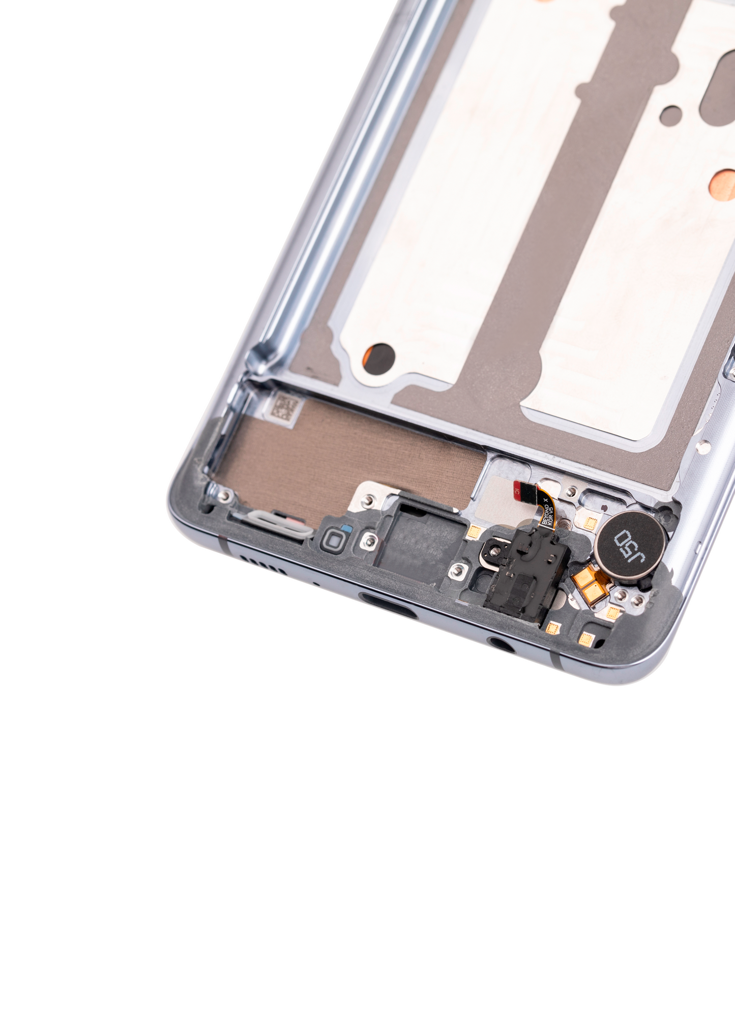 OLED Assembly With Frame For Samsung Galaxy S10 5G (Used OEM Pull: Grade A) (Majestic Black)