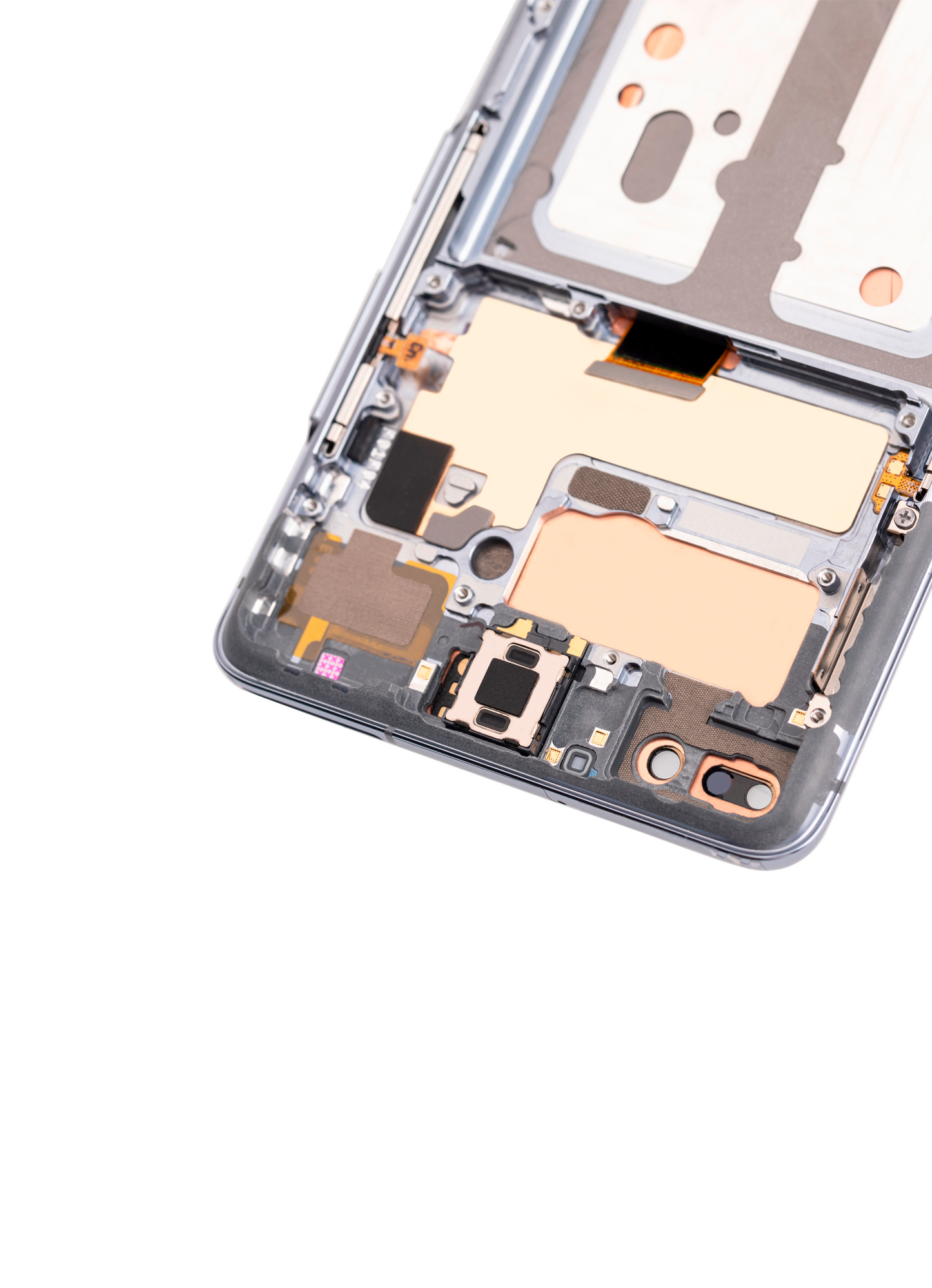 OLED Assembly With Frame For Samsung Galaxy S10 5G (Used OEM Pull: Grade A) (Majestic Black)