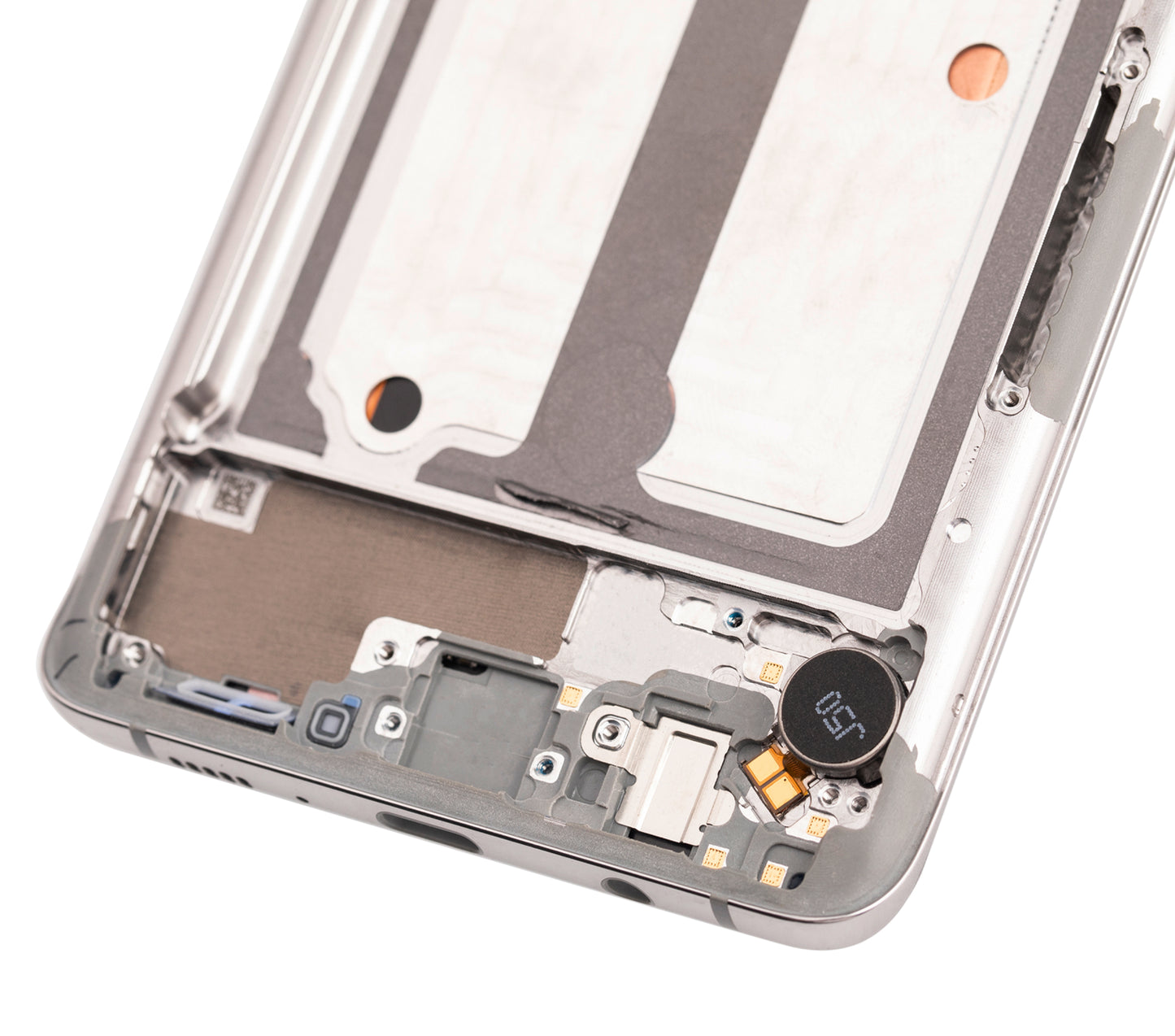 OLED Assembly With Frame For Samsung Galaxy S10 5G (Refurbished) (Crown Silver)