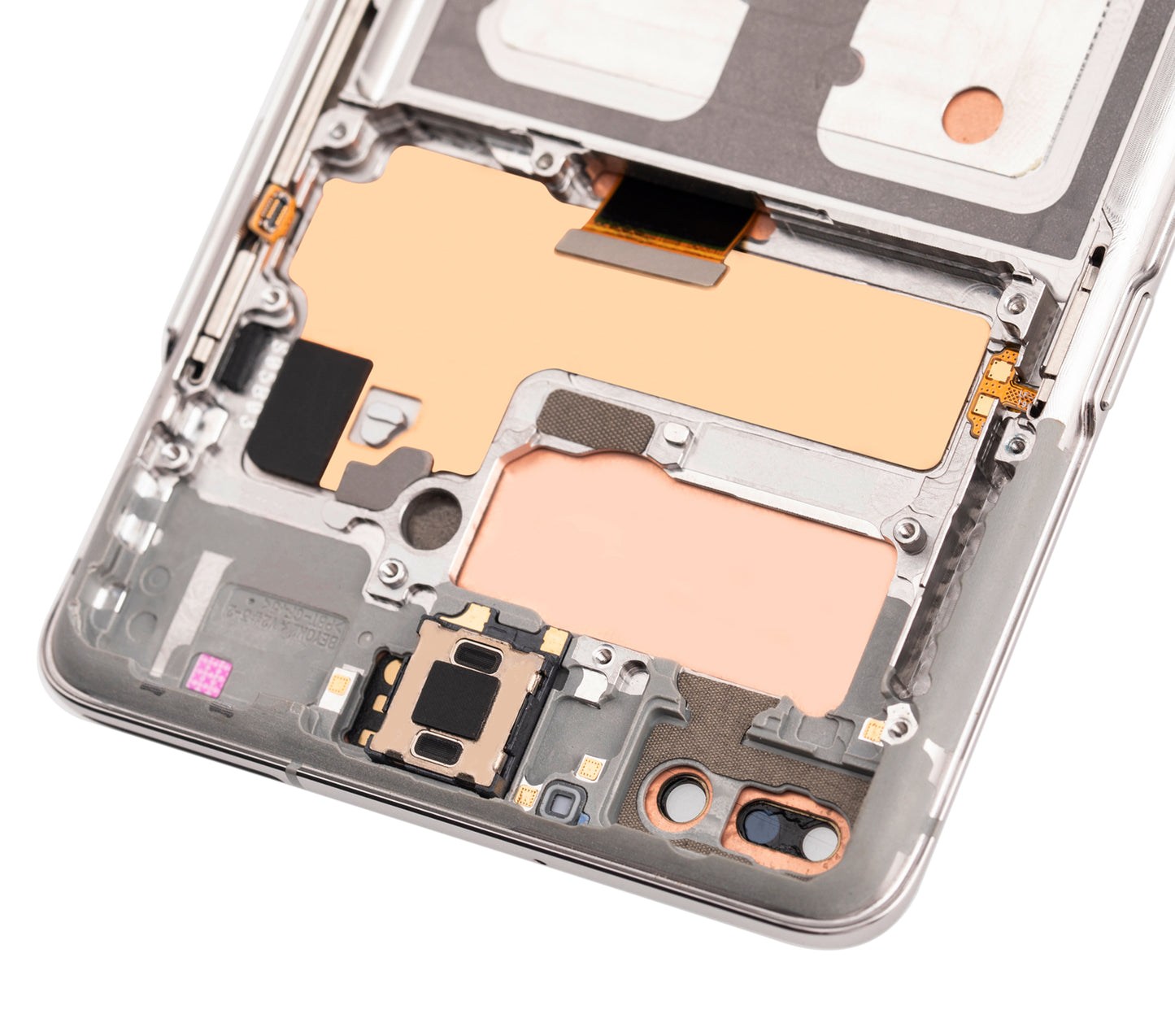 OLED Assembly With Frame For Samsung Galaxy S10 5G (Refurbished) (Crown Silver)