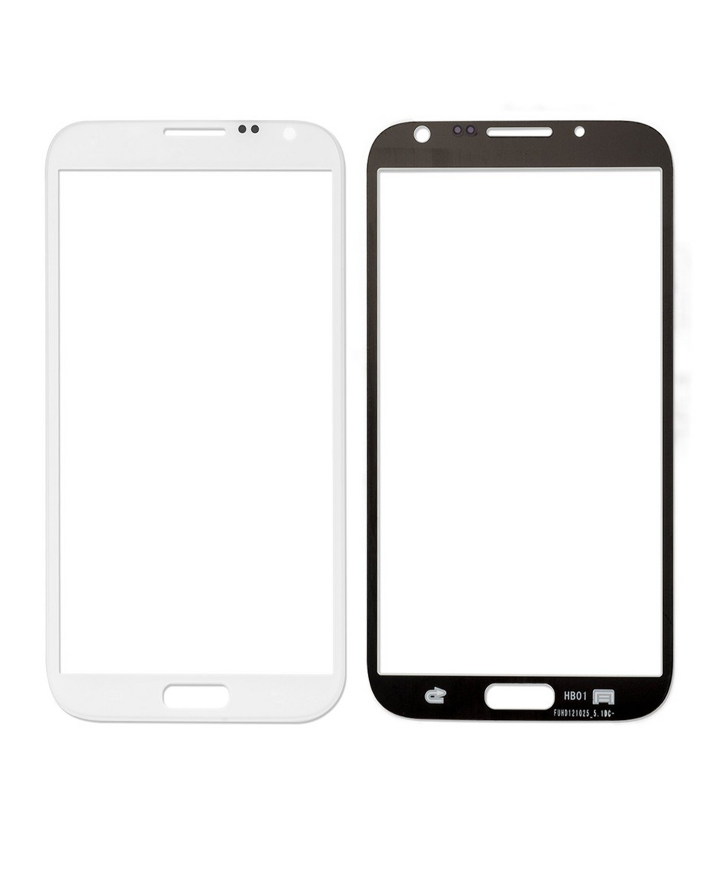 Front Glass For Samsung Galaxy Note 2 (White)