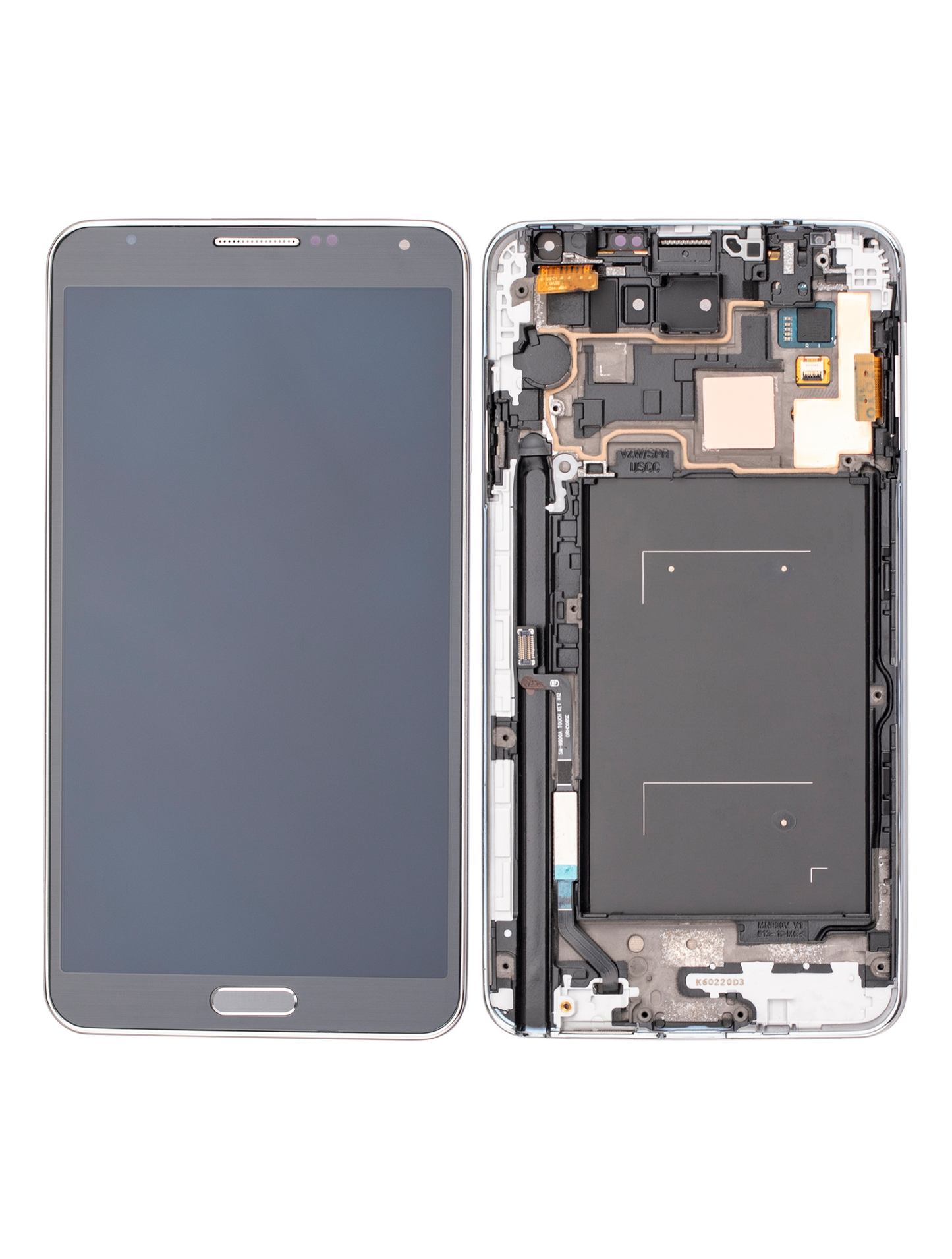 OLED Assembly With Frame For Samsung Galaxy Note 3 (Refurbished) (Verizon / Sprint) (Black)