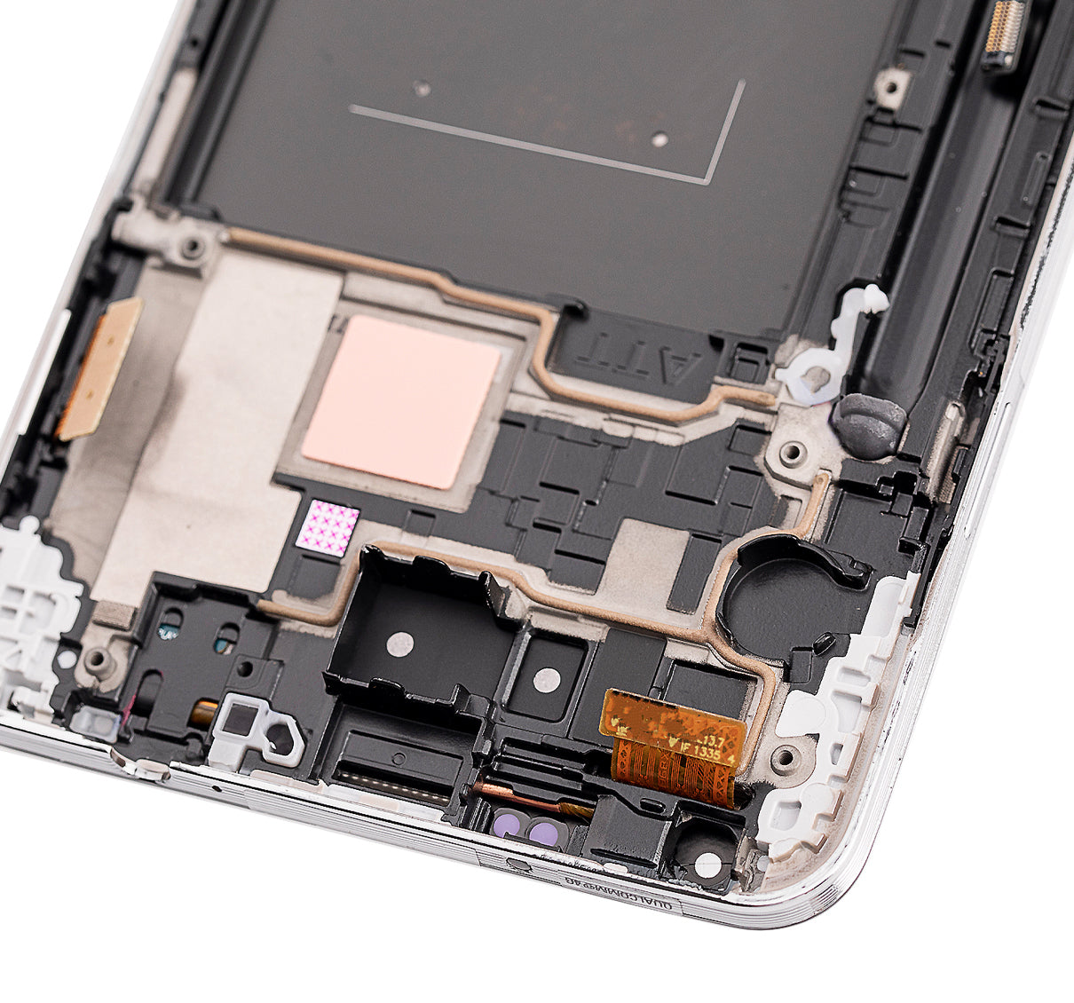 OLED Assembly With Frame For Samsung Galaxy Note 3 (Refurbished) (AT&T / T-Mobile) (White)