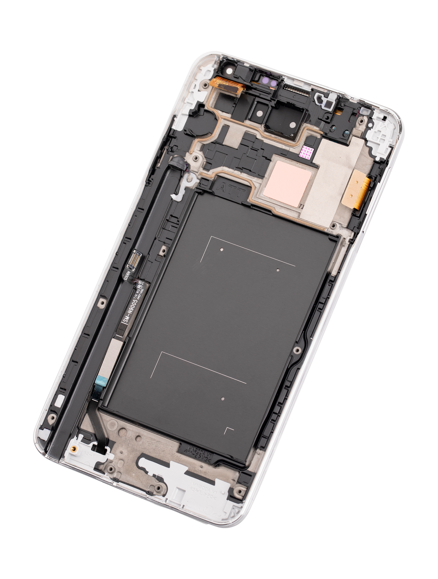 OLED Assembly With Frame For Samsung Galaxy Note 3 (Refurbished) (AT&T / T-Mobile) (White)