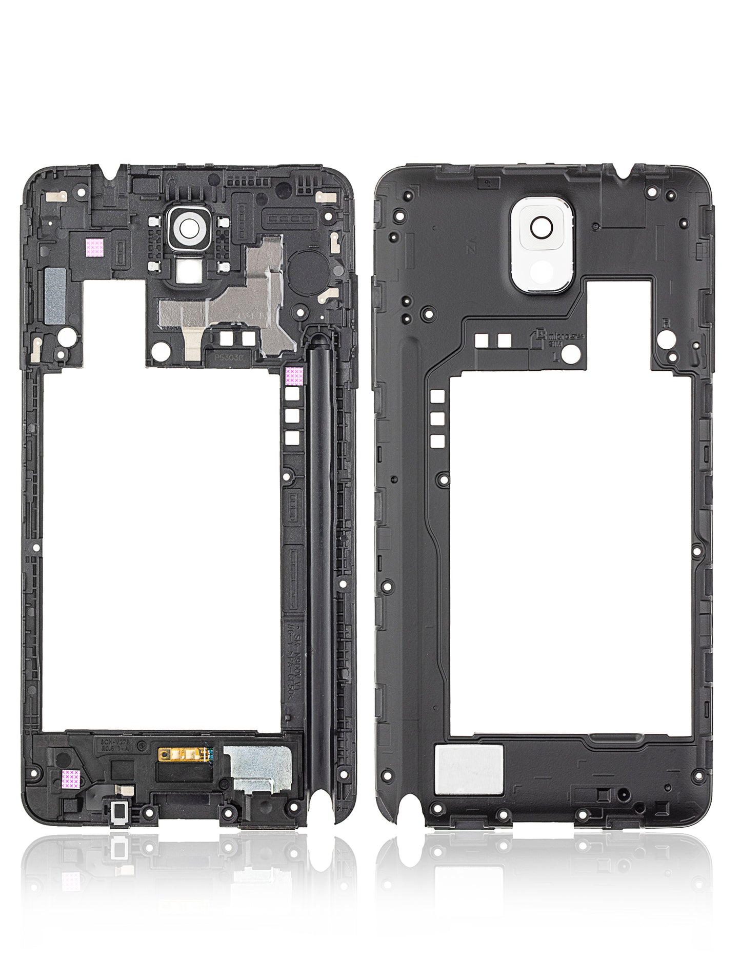 Mid-Frame Housing For Samsung Note 3 N900V (White)