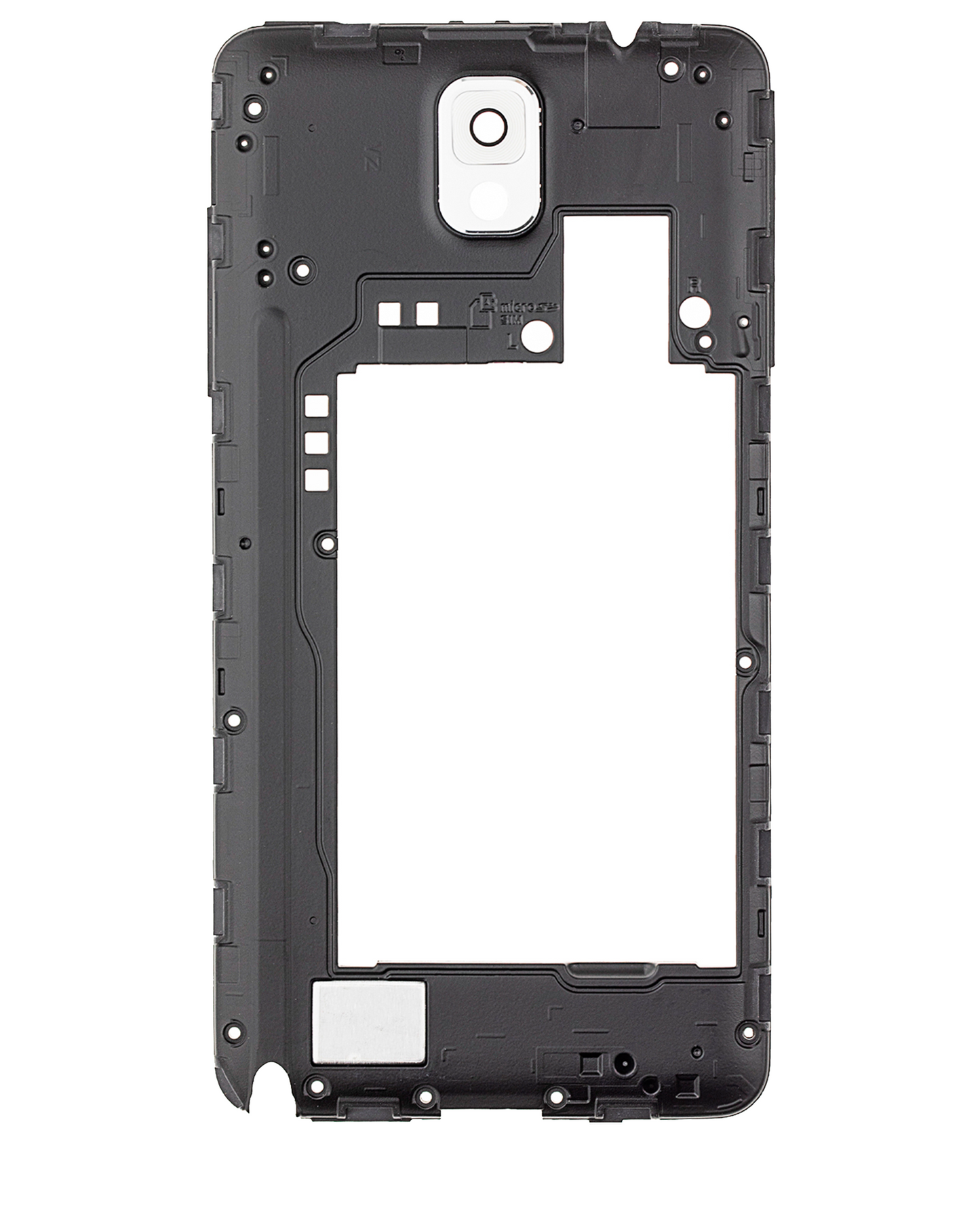 Mid-Frame Housing For Samsung Note 3 N900V (White)