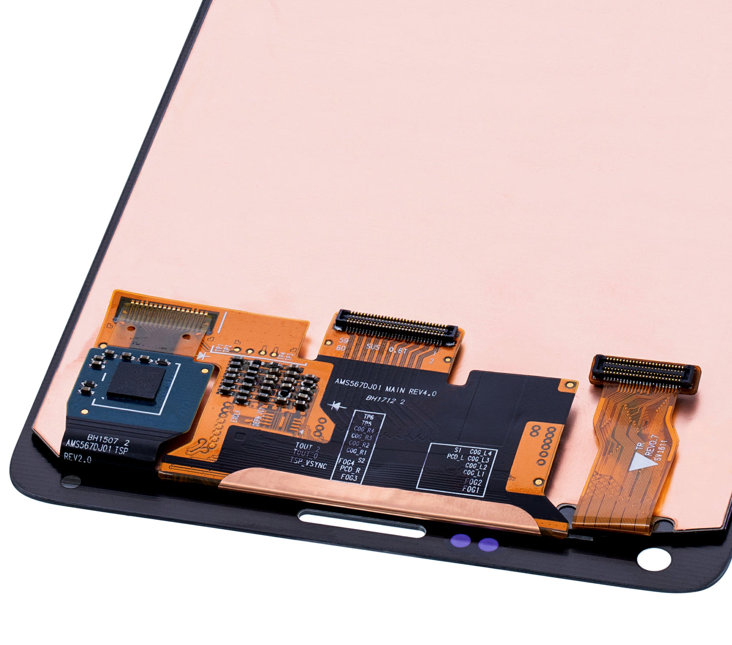 OLED Assembly Without Frame For Samsung Galaxy Note 4 (Refurbished) (Black)
