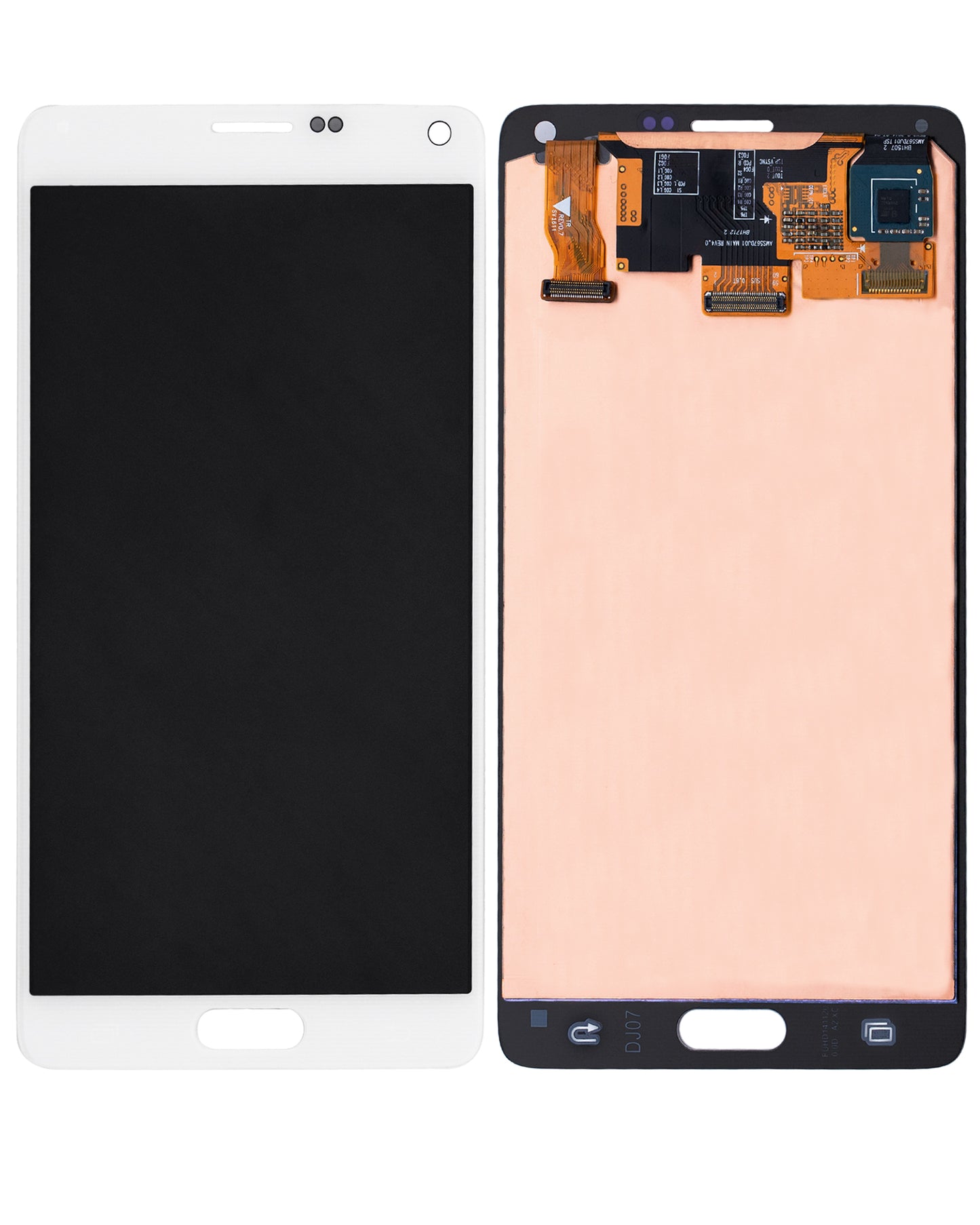OLED Assembly Without Frame For Samsung Galaxy Note 4 (Refurbished) (White)
