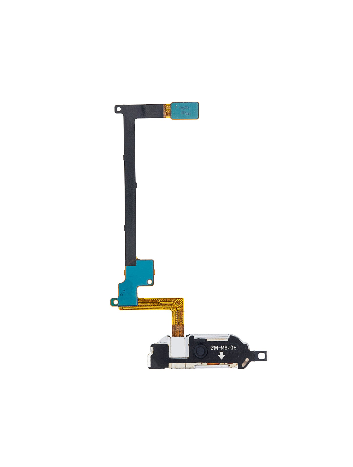Home Button With Flex For Samsung Galaxy Note 4 (Black)