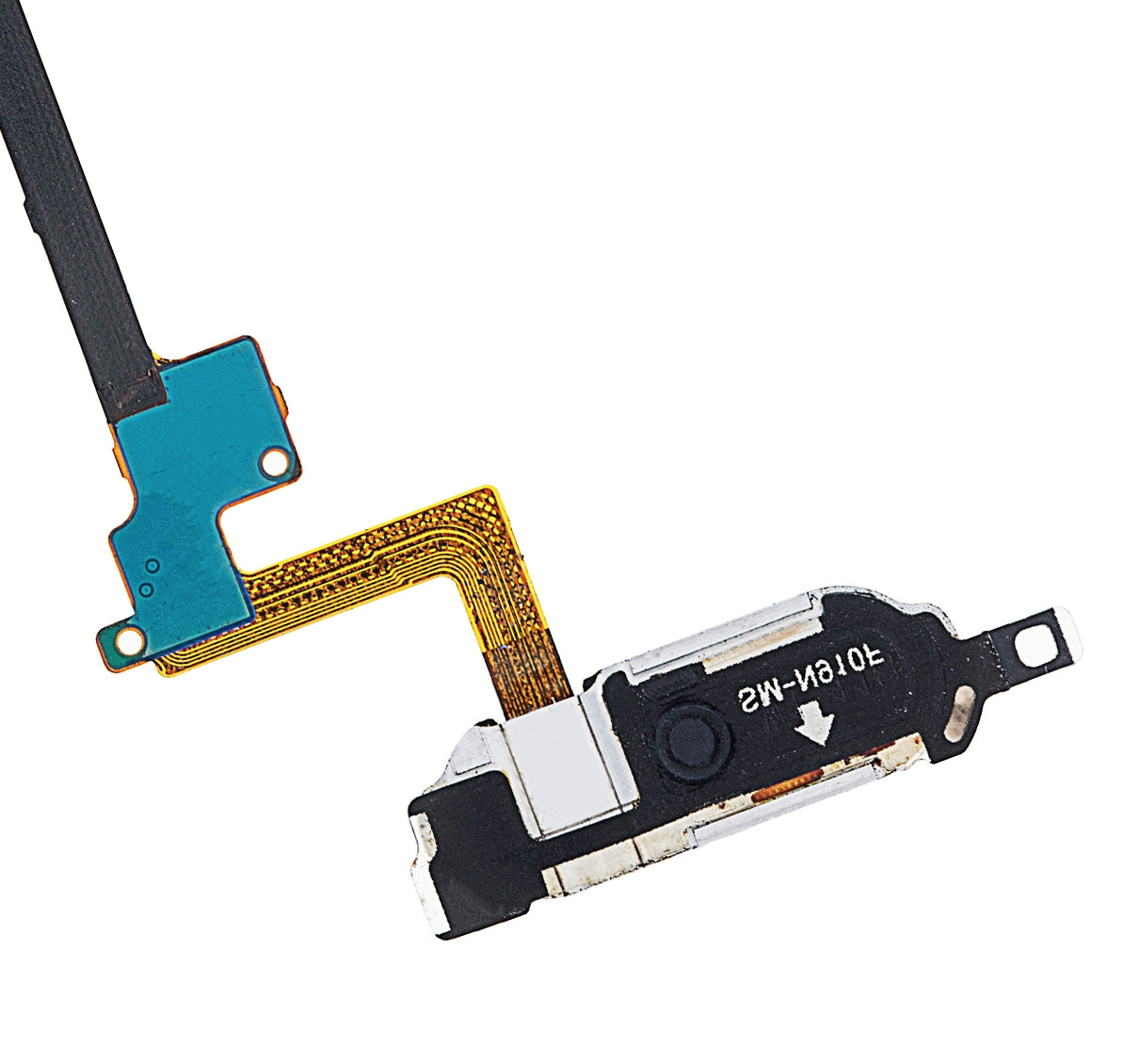 Home Button With Flex For Samsung Galaxy Note 4 (Black)