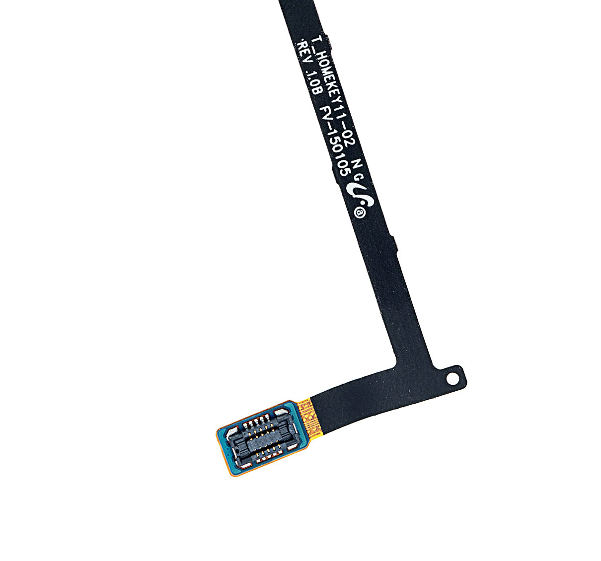 Home Button With Flex For Samsung Galaxy Note 4 (Gold)
