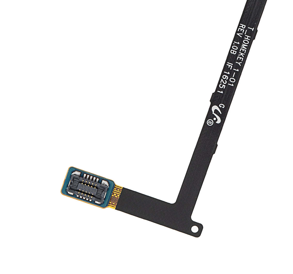 Home Button With Flex For Samsung Galaxy Note 4 (White)