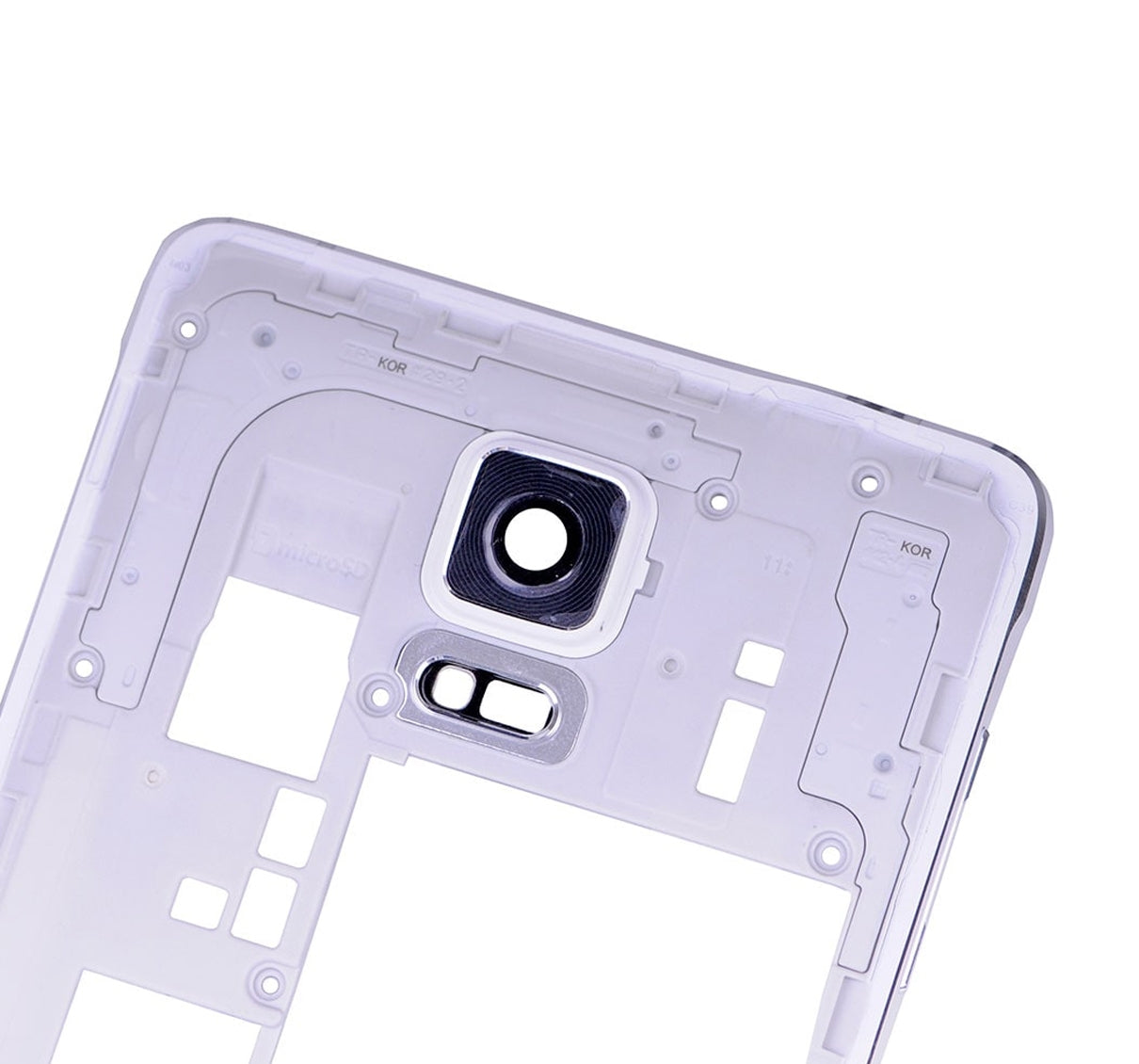 Mid-Frame Housing For Samsung Galaxy Note 4 (With Small Parts) (White)