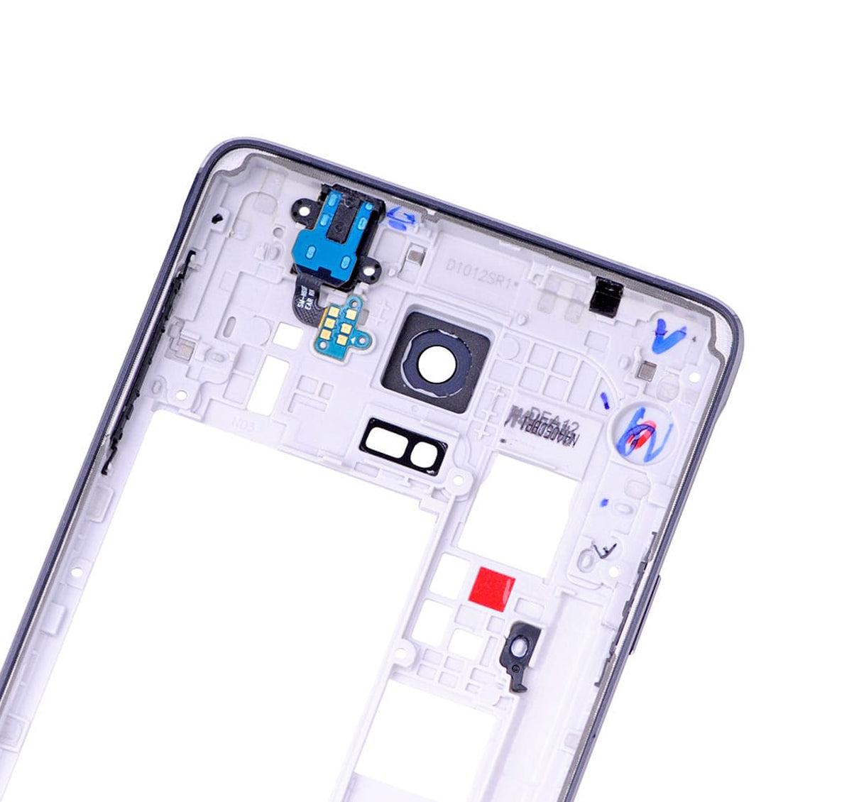 Mid-Frame Housing For Samsung Galaxy Note 4 (With Small Parts) (Black)