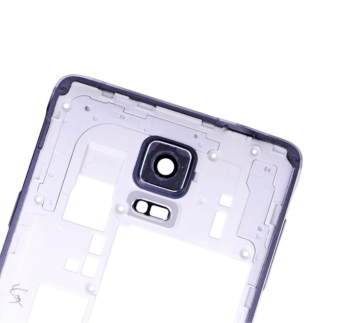 Mid-Frame Housing For Samsung Galaxy Note 4 (With Small Parts) (Black)