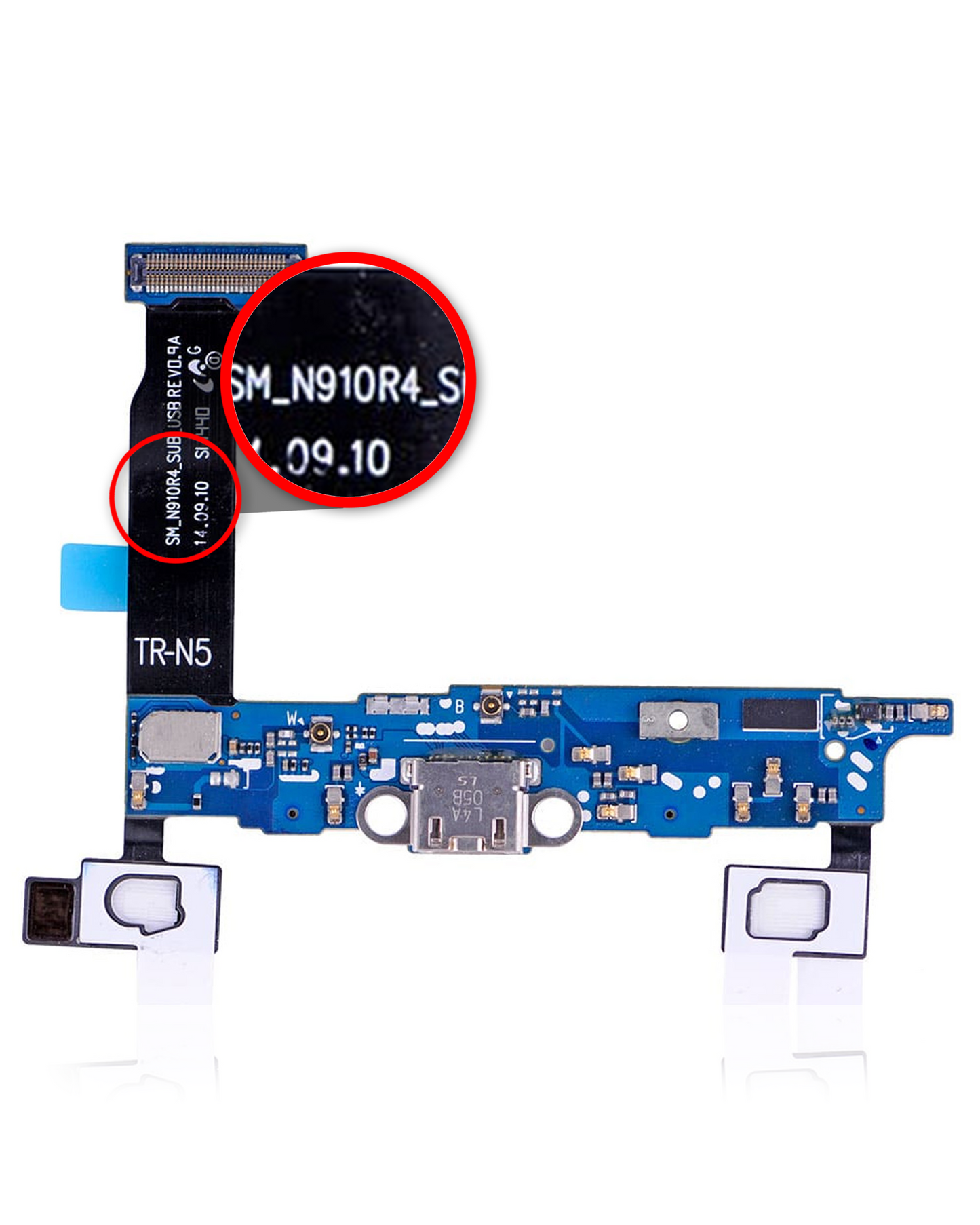 Charging Port Flex Cable For Samsung Note 4 (N910R4) (US Cellular)
