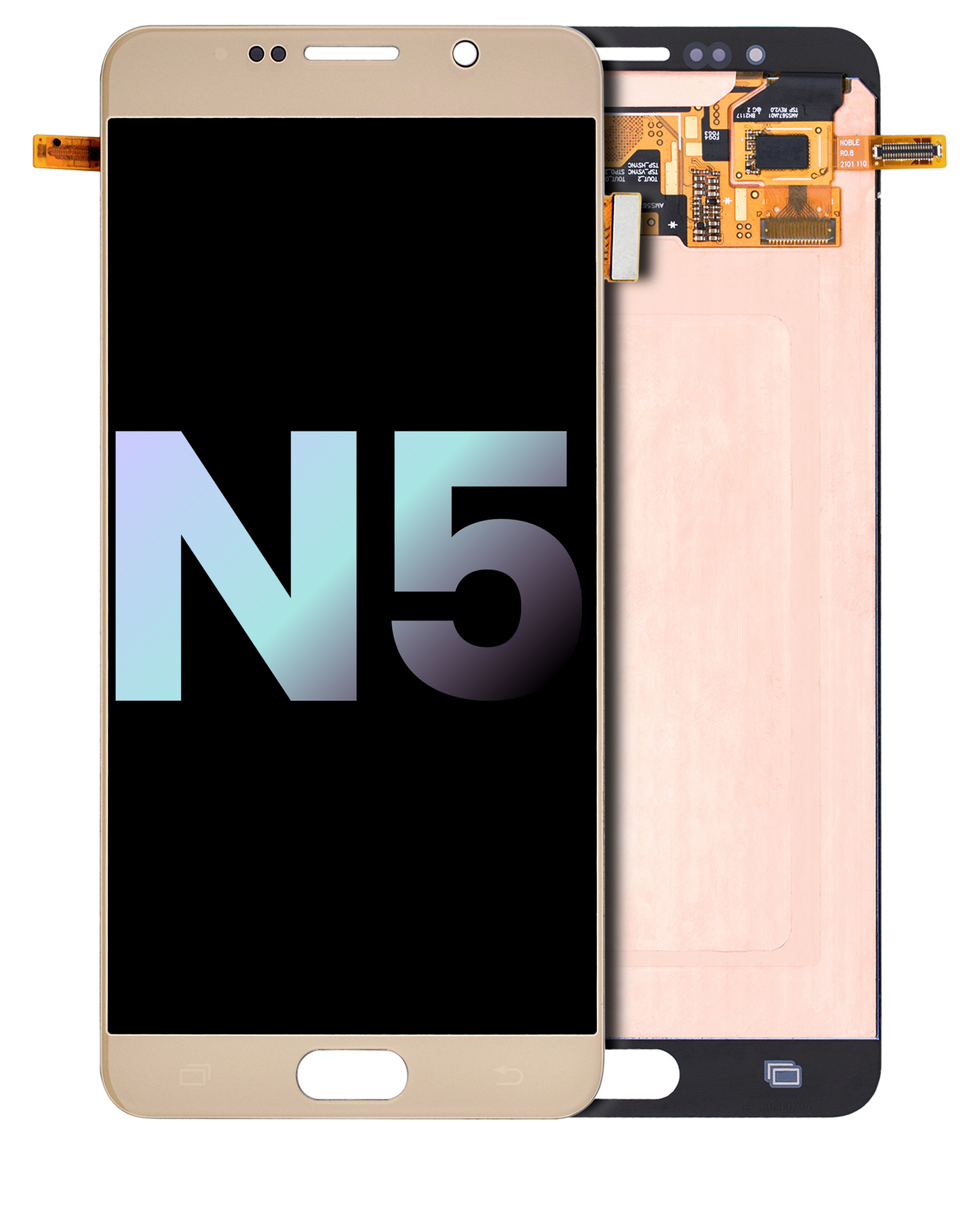 OLED Assembly Without Frame For Samsung Galaxy Note 5 (Service Pack) (Gold Platinum)