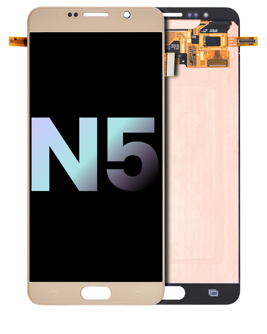 OLED Assembly Without Frame For Samsung Galaxy Note 5 (Service Pack) (Gold Platinum)