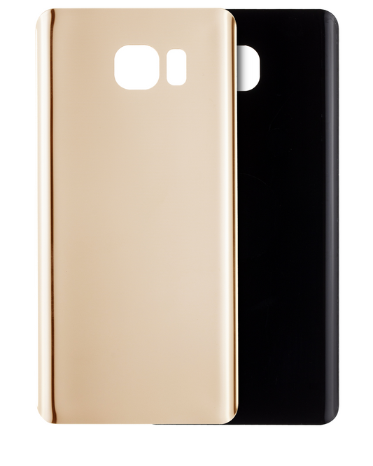 Back Cover Glass For Samsung Galaxy Note 5 (Service Pack) (Gold)
