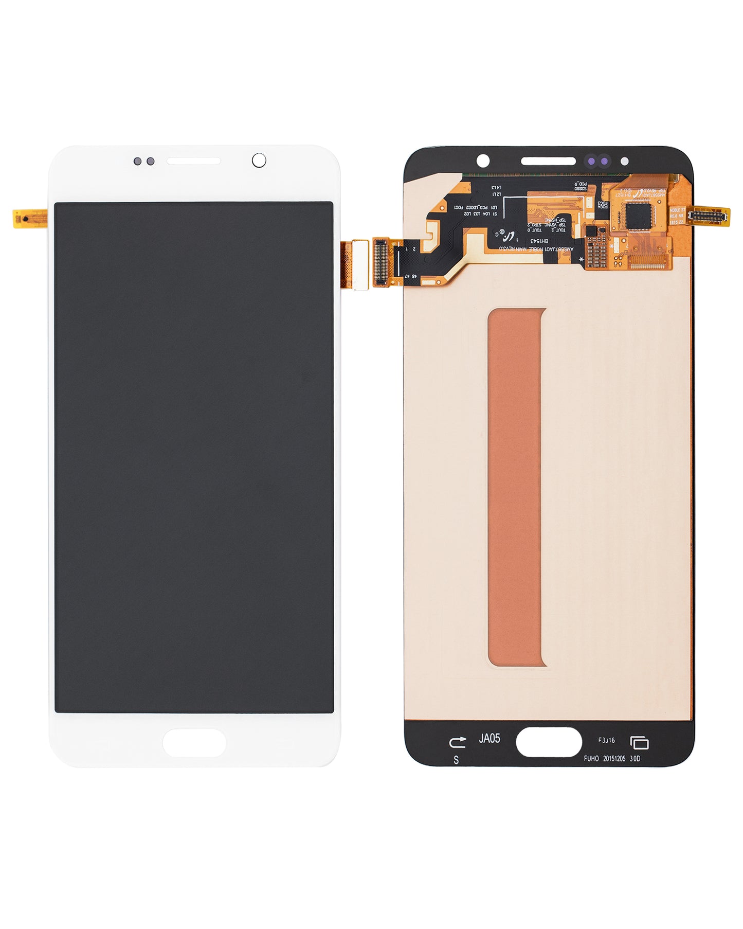 OLED Assembly Without Frame For Samsung Galaxy Note 5 (Refurbished) (White Pearl)