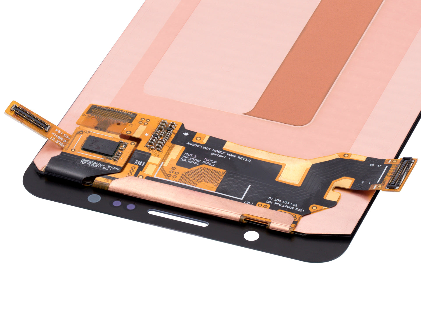 OLED Assembly Without Frame For Samsung Galaxy Note 5 (Refurbished) (Silver Titan)