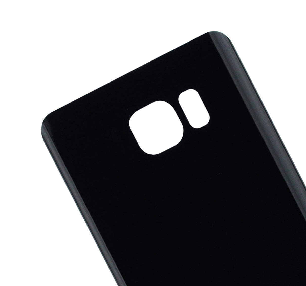 Back Cover Glass For Samsung Galaxy Note 5 (No Logo) (Aftermarket Plus) (Black Sapphire)