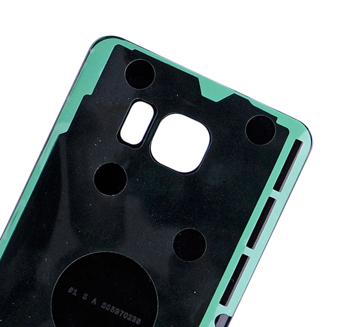Back Cover Glass For Samsung Galaxy Note 5 (No Logo) (Aftermarket Plus) (Black Sapphire)